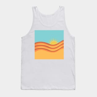 Organic Sunset/Sunrise In Desert Tank Top